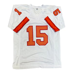 Tez Johnson Autographed Tampa Bay Buccaneers White Throwback Custom Jersey- JSA