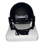 Tez Johnson Autographed Oregon Ducks Riddell Black Mini Helmet- JSA Authentic