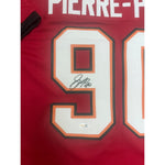 Jason Pierre-Paul Autographed Tampa Bay Buccaneers Red Custom Jersey- JSA