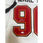Jason Pierre-Paul Autographed Tampa Bay Buccaneers White Custom Jersey- JSA
