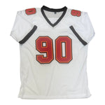 Jason Pierre-Paul Autographed Tampa Bay Buccaneers White Custom Jersey- JSA