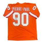 Jason Pierre-Paul Autographed Tampa Bay Buccaneers Creamsicle Custom Jersey- JSA