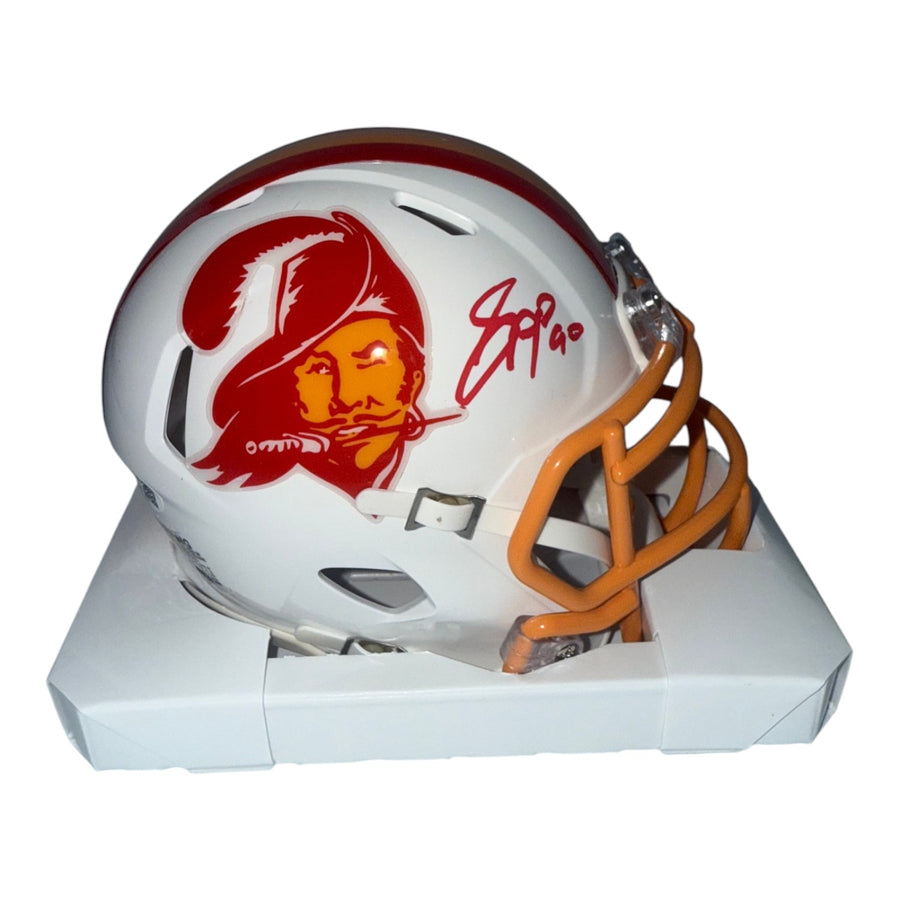 Jason Pierre-Paul Autographed Tampa Bay Buccaneers Riddell Creamsicle Mini Helmet- JSA