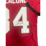 Alex Anzalone Autographed Tampa Bay Buccaneers Red Custom Jersey- JSA