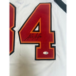 Alex Anzalone Autographed Tampa Bay Buccaneers White Custom Jersey- JSA