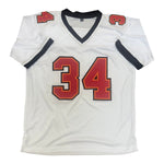 Alex Anzalone Autographed Tampa Bay Buccaneers White Custom Jersey- JSA