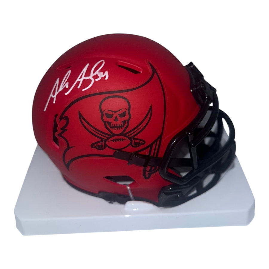 Alex Anzalone Autographed Tampa Bay Buccaneers Riddell Rave Mini Helmet- JSA