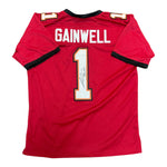 Kenneth Gainwell Autographed Tampa Bay Buccaneers Red Custom Jersey- JSA