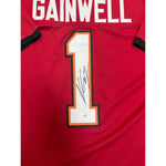 Kenneth Gainwell Autographed Tampa Bay Buccaneers Red Custom Jersey- JSA