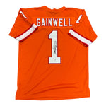Kenneth Gainwell Autographed Tampa Bay Buccaneers Creamsicle Custom Jersey- JSA