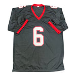 Baker Mayfield Autographed Tampa Bay Buccaneers Black Custom Jersey- Beckett