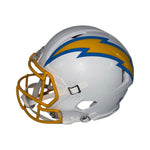 Ladd McConkey Autographed Los Angeles Chargers Riddell Full Size Speed Authentic Helmet- Beckett