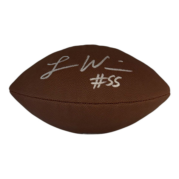 Logan Wilson Autographed Supergrip Football- Beckett