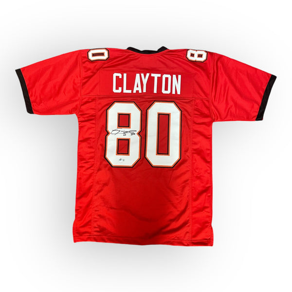 Michael Clayton Tampa Bay Buccaneers Autographed Red Custom Jersey - Beckett