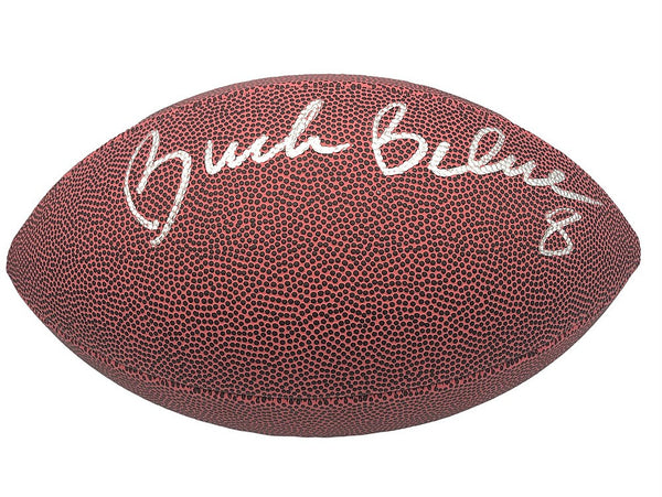 Buck Belue Autographed Georgia Bulldogs Baden Logo Football - Beckett