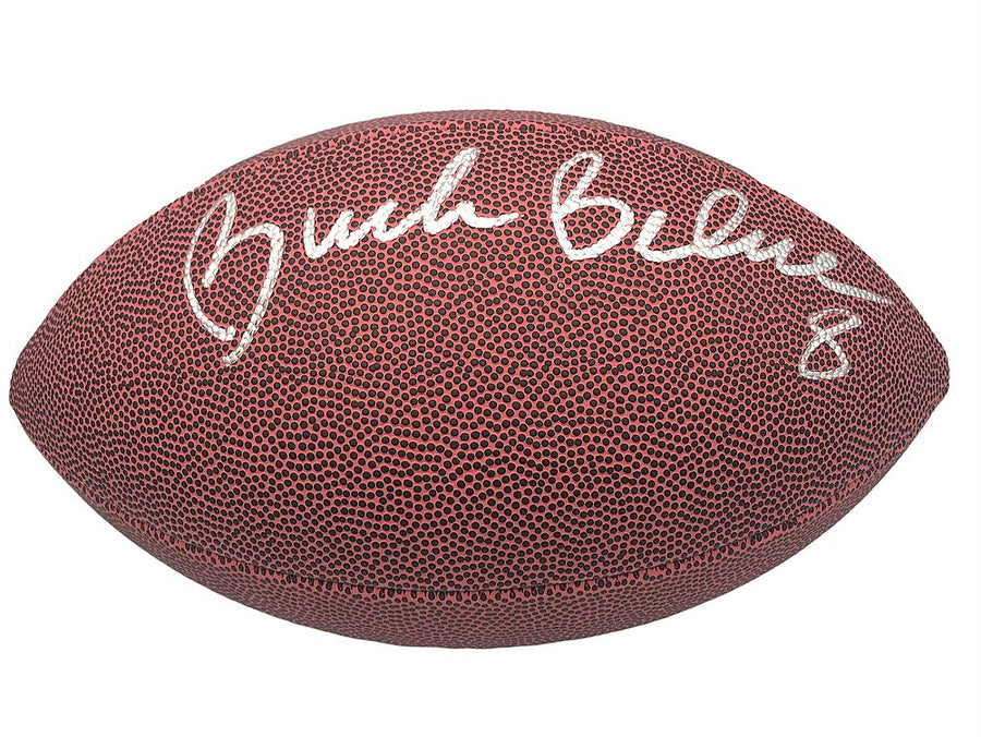 Buck Belue Autographed Georgia Bulldogs Baden Logo Football - Beckett