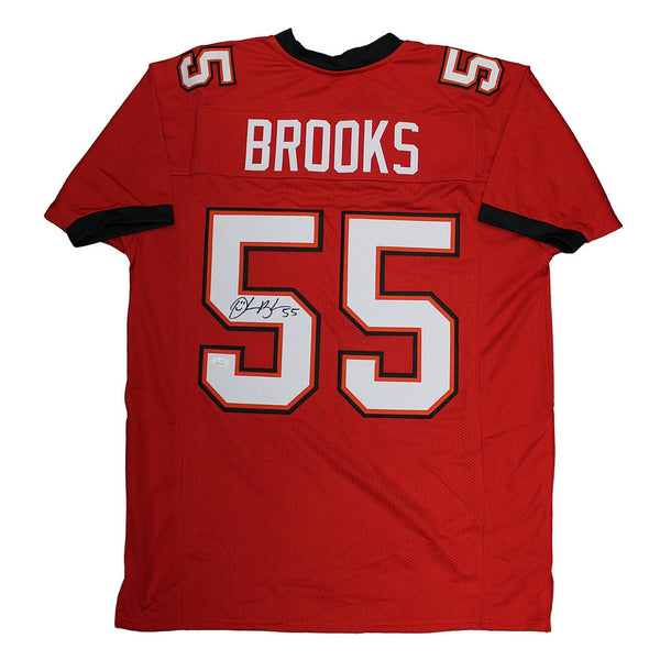 Derrick Brooks Signed Tampa Bay Buccaneers Red Home Jersey - Beckett