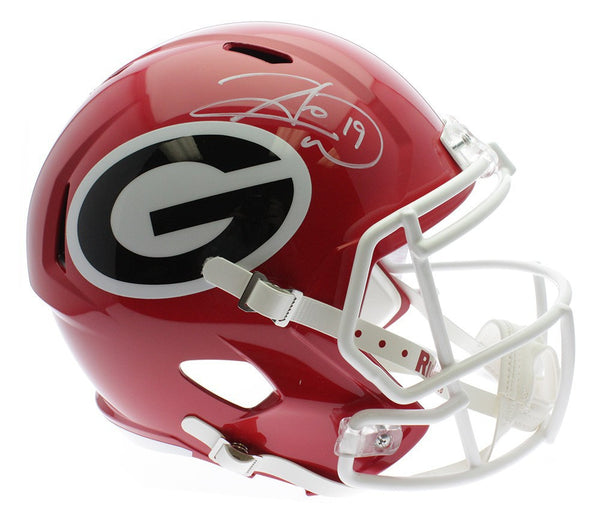 Hines Ward Signed UGA Bulldogs Riddell Rep Full Size Helmet - PSA/DNA Certified