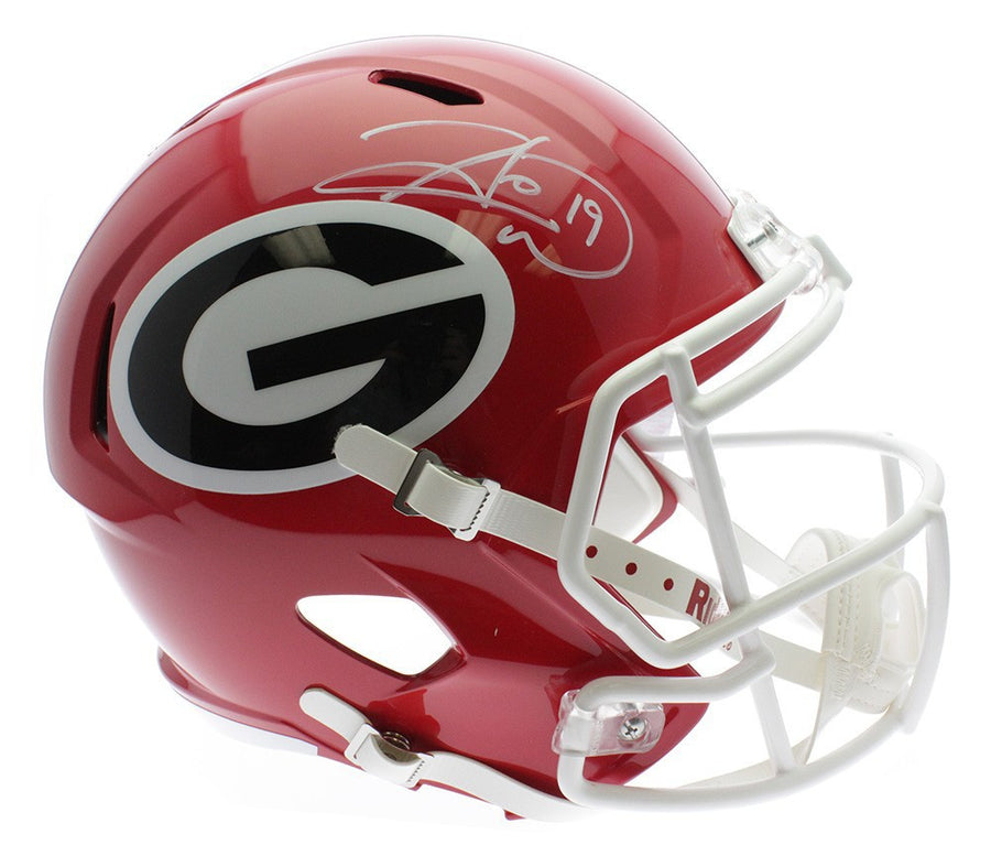 Hines Ward Signed UGA Bulldogs Riddell Rep Full Size Helmet - PSA/DNA Certified