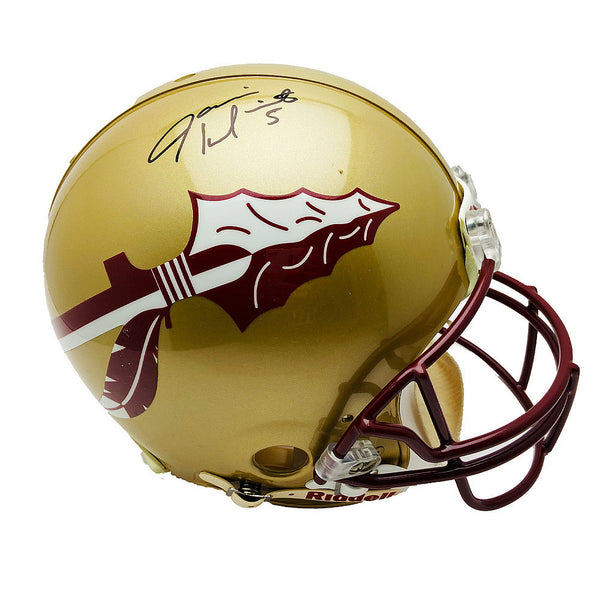 Jameis Winston Autographed FSU Gold Full Size Proline Helmet - JSA