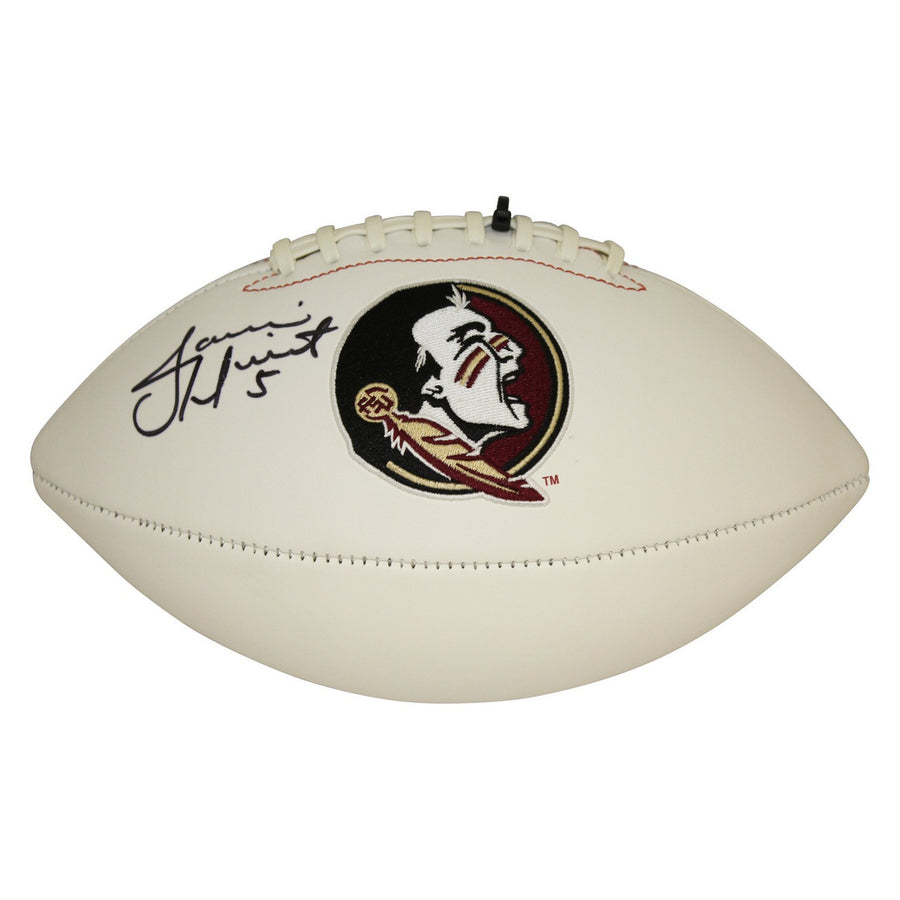 Jameis Winston FSU Autographed White Panel Football - PSA/DNA