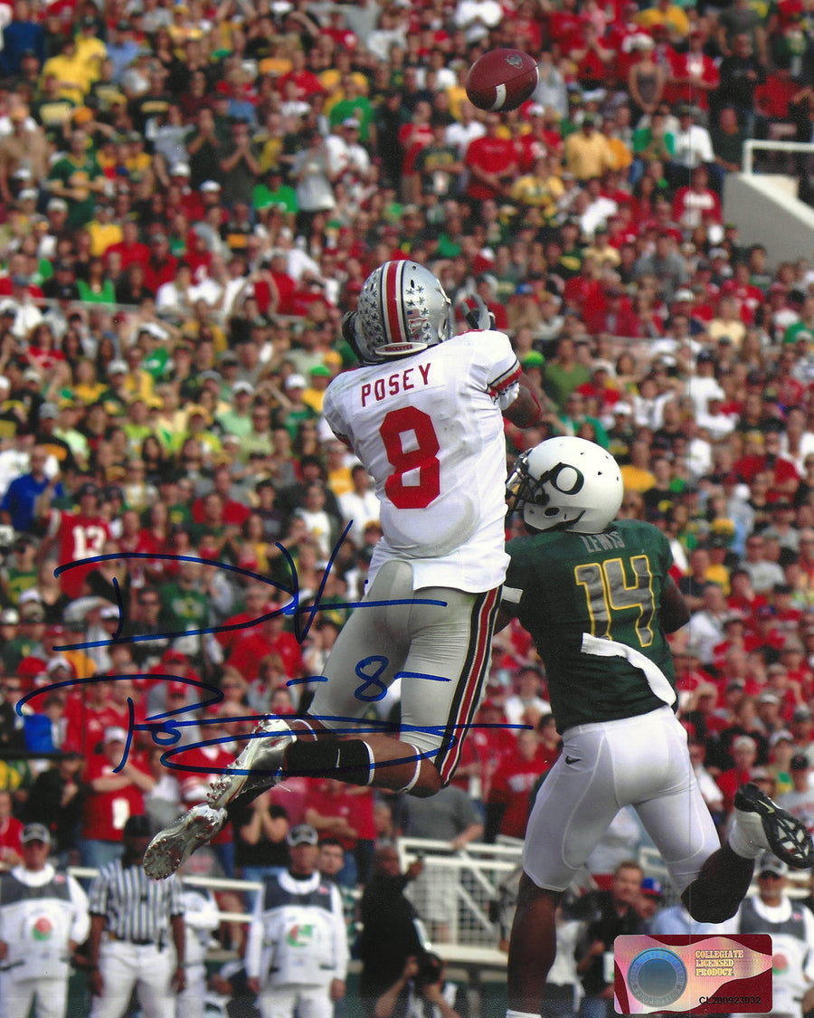 DeVier Posey OSU 8-15 8x10 Autographed Photo - Certified Authentic