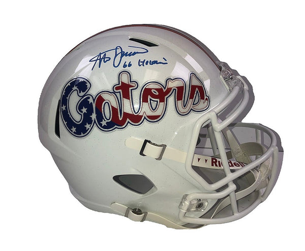 Steve Spurrier Signed Speed Stars & Stripes F/S Rep Helmet w/ 66 Heisman - JSA